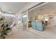 Sunroom with sliding doors leading to the living room at 405 High Vista Dr, Davenport, FL 33837