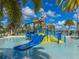 Interactive water playground with slides and sprinklers at 9032 Flamingo Key Way, Kissimmee, FL 34747