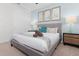 King-size bed, nightstands, and a large closet at 9032 Flamingo Key Way, Kissimmee, FL 34747