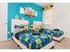 Twin bedroom with Minions theme and two beds at 9032 Flamingo Key Way, Kissimmee, FL 34747