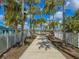 Landscaped walkway leading to a community feature at 9032 Flamingo Key Way, Kissimmee, FL 34747