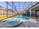 Private screened-in pool and spa at 9032 Flamingo Key Way, Kissimmee, FL 34747
