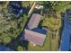 Aerial view showcasing a single Gathering home and yard at 1501 Ne 57Th St, Ocala, FL 34479