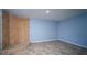 Unfinished basement room with brick fireplace at 1501 Ne 57Th St, Ocala, FL 34479