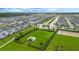 Aerial view of community with green spaces at 6282 Lakepine St, St Cloud, FL 34771