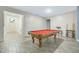 Game room featuring a pool table and grey tile floors at 6282 Lakepine St, St Cloud, FL 34771