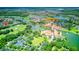 Aerial view showcasing home location near community center and lake at 316 Treviso Dr, Poinciana, FL 34759
