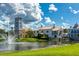 Community center with lake and fountain at 316 Treviso Dr, Poinciana, FL 34759