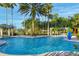 Relaxing resort-style pool with palm trees and lounge chairs at 316 Treviso Dr, Poinciana, FL 34759