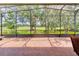 Spacious screened patio overlooks a lush green golf course at 316 Treviso Dr, Poinciana, FL 34759