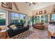 Relaxing sunroom featuring comfortable seating and large windows at 117 Ridge View Dr, Davenport, FL 33837