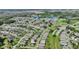 Aerial view showcasing the home's location in a golf course community at 117 Ridge View Dr, Davenport, FL 33837