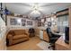 Home office with built-in desk and shelving at 117 Ridge View Dr, Davenport, FL 33837