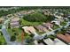 Aerial view showcasing a desirable home in a quiet, established community at 203 Escondido Ct, Poinciana, FL 34759