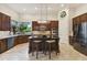 Spacious kitchen with large island and stainless steel appliances at 203 Escondido Ct, Poinciana, FL 34759
