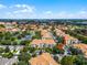 Aerial view showcasing the condo building's location in the community at 7671 Comrow St # 202, Kissimmee, FL 34747