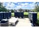 Convenient centralized mailboxes with a bench for residents at 10091 Austrina Oak Loop, Winter Garden, FL 34787