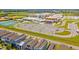 Community overview showing nearby school and homes at 10091 Austrina Oak Loop, Winter Garden, FL 34787