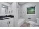 Clean bathroom with white cabinets and granite countertop at 1318 Terre Cia Ave, Orlando, FL 32807