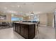 Kitchen island with granite countertops at 3209 Lilac Way, Davenport, FL 33897