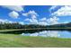 Serene lake view with lush green landscape at 4742 Cumbrian Lakes Dr, Kissimmee, FL 34746