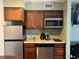 Well-equipped kitchenette with modern appliances at 3100 Parkway Blvd # 611, Kissimmee, FL 34747