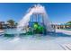 Community waterpark with slides and water features at 9047 Rhodes St, Kissimmee, FL 34747