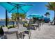 Enjoy the outdoors with shaded seating near the lake at 9047 Rhodes St, Kissimmee, FL 34747