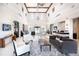 Elegant community clubhouse lobby with comfortable seating and concierge desk at 9047 Rhodes St, Kissimmee, FL 34747