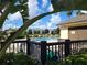 Community pool with lounge chairs and landscaping at 2532 Grand Central Pkwy # 18, Orlando, FL 32839