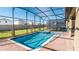 Relaxing screened-in pool and spa at 1495 Rolling Fairways Dr, Davenport, FL 33896