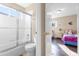 Clean bathroom with shower/tub combo at 476 Calabay Parc Blvd, Davenport, FL 33897