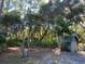 Wooded backyard with shed and utility hookups at 6790 Bass Hwy, St Cloud, FL 34771