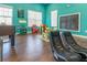 Game room with foosball, video games, and area at 8968 Silver Pl, Kissimmee, FL 34747