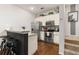Modern kitchen with stainless steel appliances and granite countertops at 8968 Silver Pl, Kissimmee, FL 34747