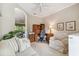 Home office features a built-in desk and seating area at 227 Verona Dr, Poinciana, FL 34759