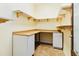 Bright pantry with built-in shelving and cabinets at 1980 Poblado Ct, Kissimmee, FL 34744