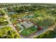 Aerial view shows home's lot size and surrounding area at 1500 8Th Se St, Winter Haven, FL 33880