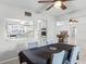 Open dining area with kitchen view and breakfast bar at 1500 8Th Se St, Winter Haven, FL 33880