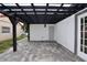 Covered patio with pergola and brick pavers at 10633 Watertown Ct, Orlando, FL 32821