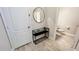 Small bathroom with pedestal sink and toilet at 13706 Werrington Dr, Winter Garden, FL 34787