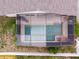 Aerial view showcasing pool and backyard space at 443 Corvina Dr, Davenport, FL 33897