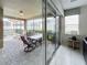 Relaxing lanai with patio furniture and view of the pool area at 1612 Herrons Green Path, Kissimmee, FL 34747