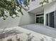 Private patio with sliding glass doors at 744 Stonewyk Way, Kissimmee, FL 34744