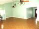 Open living room with high ceilings and wood flooring at 348 Jacksonville Ct, Kissimmee, FL 34759