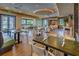 Community dining area with modern tables and chairs at 280 Pendant Ct, Kissimmee, FL 34747