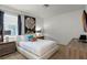 Cozy bedroom with a queen-size bed and stylish decor at 280 Pendant Ct, Kissimmee, FL 34747
