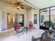 Bright and airy screened patio, with access to the interior of the home at 722 Coronado Dr, Kissimmee, FL 34759