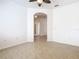 Empty dining room with tile flooring and neutral-colored walls at 722 Coronado Dr, Kissimmee, FL 34759