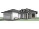 Two-story home with a front porch and attached garage at 1564 Monticello St, Deltona, FL 32725